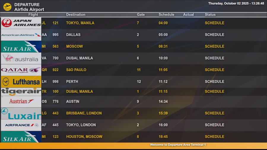 airport fids solution